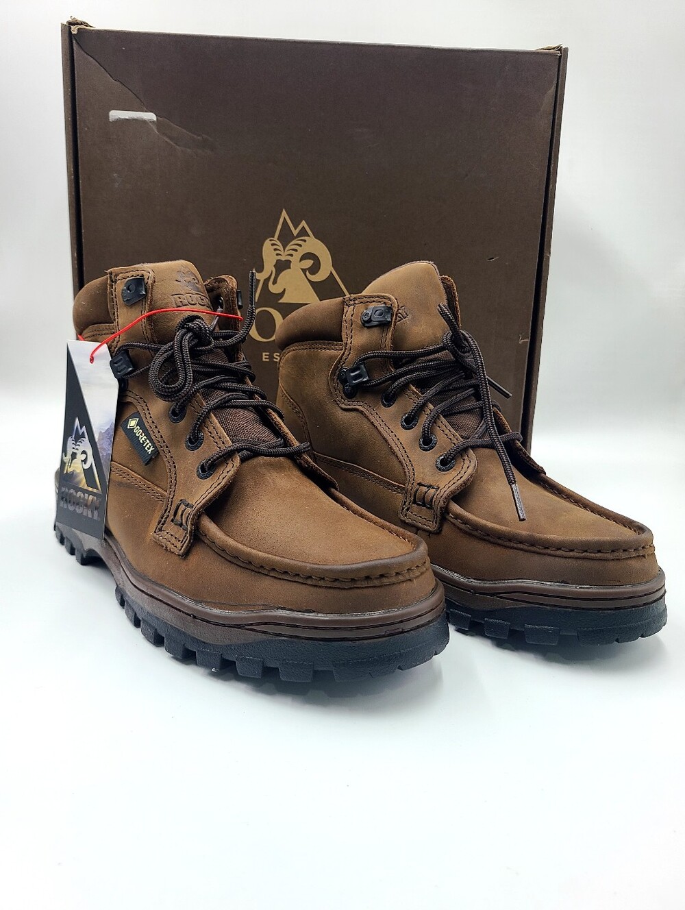 Rocky Men's 6" Outback Gore-Tex Waterproof Brown Hiker Boot FQ0008723